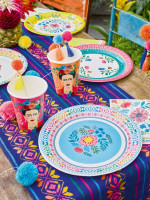 Vista previa: 12 platos de papel Fiesta Mexicana 23cm