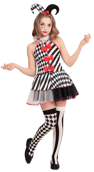 Harlequin Jolly Lolly Girls Kostym