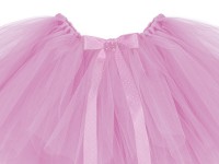 Oversigt: Tutu nederdel med sløjfe i lyserød 34 cm