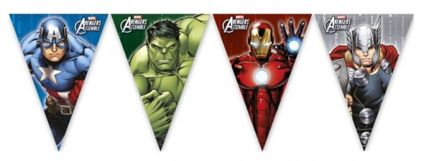 Avengers superhelt vimpelkæde 2,3 m