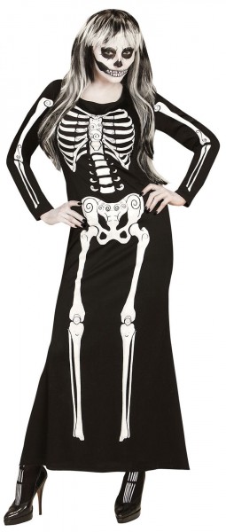 Elegant skelet kostuum voor dames