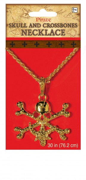 Pirate chain with crossbones
