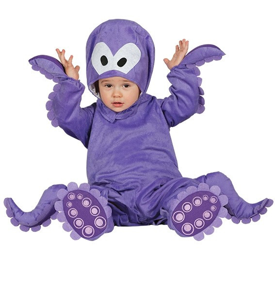 Blæksprutte Lilo baby kostume