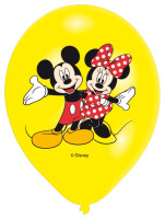 6 Mickey Mouse familie ballonnen 27,5 cm
