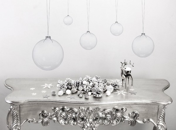 4 boules de verre décoratives Bubble 7,5m 3