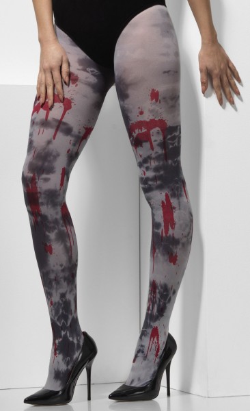 Bloody horror tights opaque