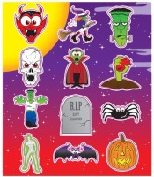 Halloween monster stickers