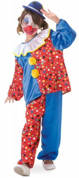 Costume da circo clown Pünktchen per bambini