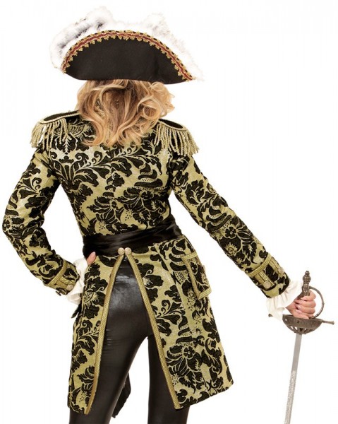 Black with gold adorned ladies tailcoat 3