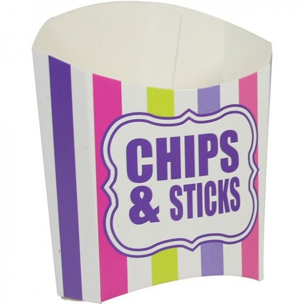 Chips box striped