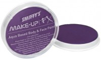 Make-up face and body purple