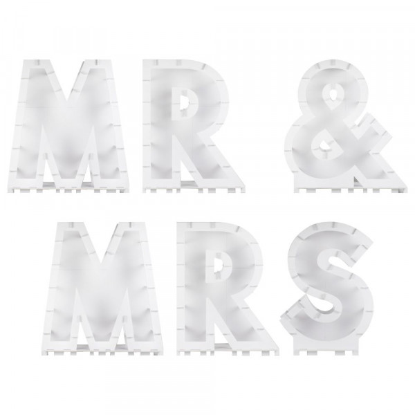 MR & MRS uppblåsbara ballongstativ