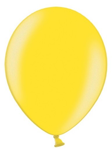 100 ballons en latex solides 30cm jaune