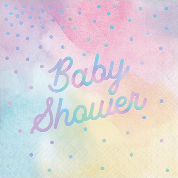 16 Fairyland Baby Shower Napkins 33cm