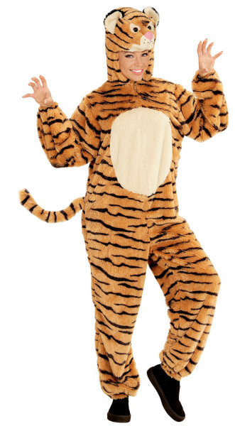 Tiger Kostüm aus Plüsch Unisex 2