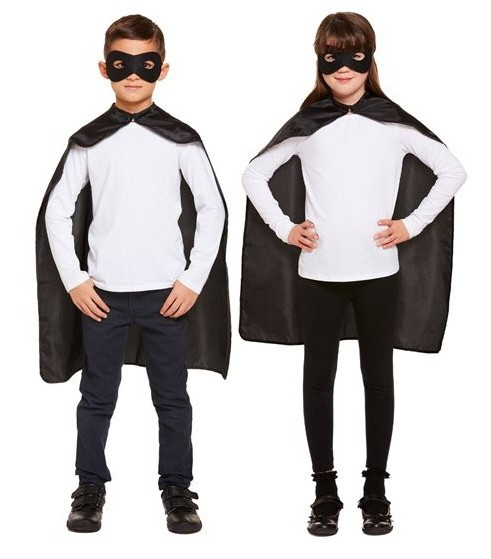 Black hero costume for children