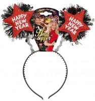 Preview: Red Happy New Year party headband