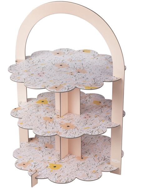 Sea of flowers cake stand