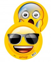 Aperçu: Boule Emoji Cool & Inquiet 23cm