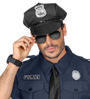 Widok: Specjalna czapka policyjna z regulacją rozmiaru
