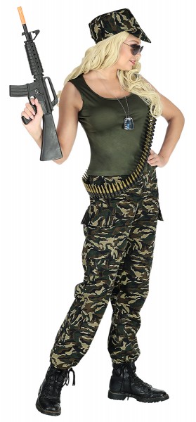 Army soldier costume for women