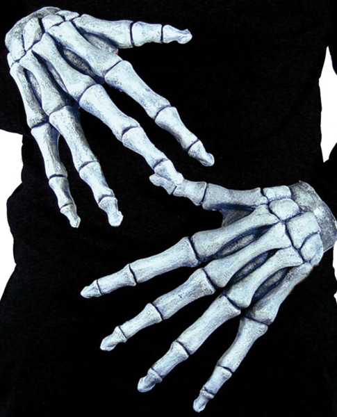 Skelett Geister Handschuhe für Herren