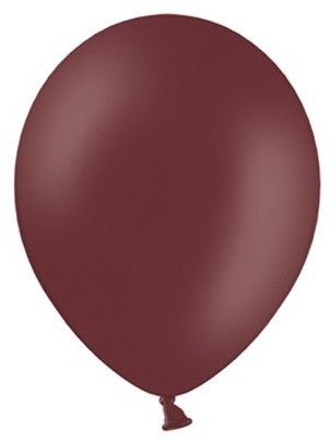 100 ballons étoiles de fête rouge-brun 12cm