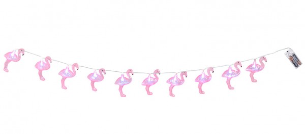Flamingo LED light chain 140cm