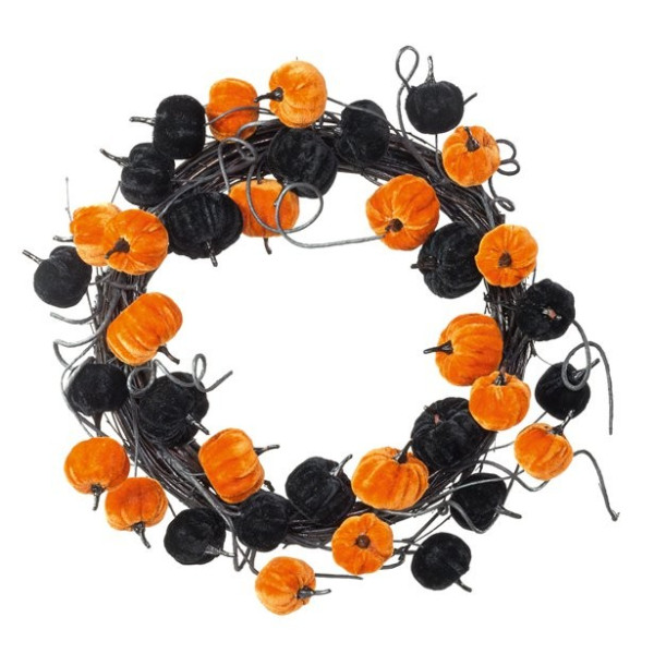 Wreath with small pumpkins 45cm