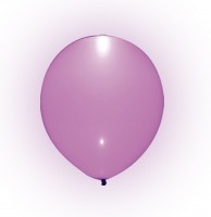 Oversigt: 5 glødende partynight LED-balloner pink 23cm