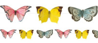 Süße Schmetterling-Girlande 3m