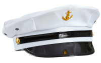Casquette de capitaine de navire de la marine