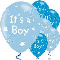 It´s a Boy 6 Latexballons 28cm