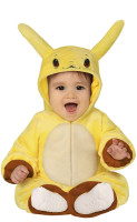 Disfraz de bebé mini chinchilla amarillo