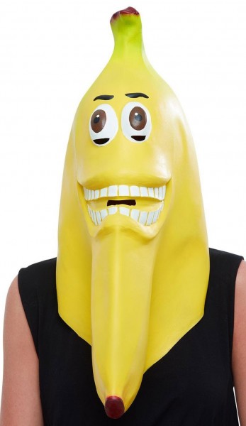 Máscara de plátano extraño