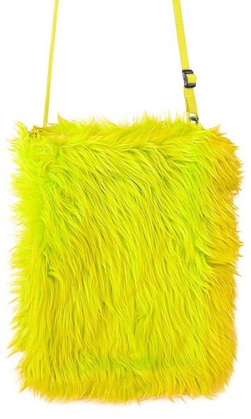 Yellow plush bag