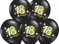Voorvertoning: 6 zwarte en gele ballonnen 18 &amp; Crazy