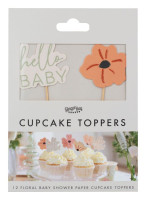 Anteprima: 12 toppers per torta Blooming Life