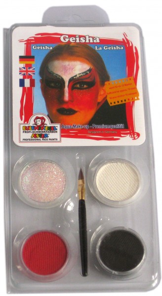Set de maquillaje de geisha