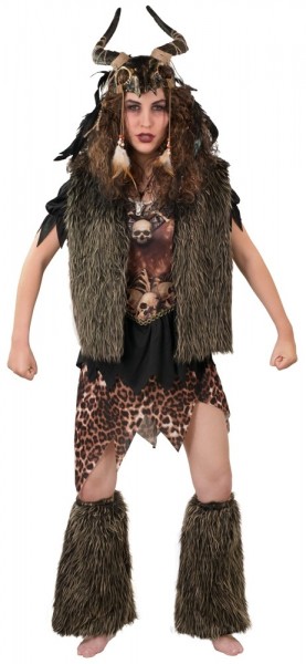 Caveman fur vest for adults