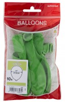 Vorschau: 10 Hellgrüne Luftballon Partydancer 27,5cm