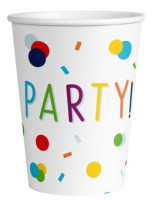 8 Colorful Cups Confetti Fiesta 250ml