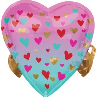 Förhandsgranskning: Alla hjärtans dag Folieballong Alltid Du 53cm