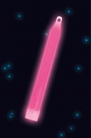 Pinker Power Glowstick mit Kordel 15cm