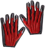 Voorvertoning: Duivelse 3D handschoenen met klauwen