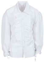 Oversigt: Hvid ruffled shirt Sandro