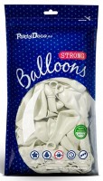 50 party star balloons white 23cm