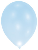 Vorschau: 5 LED Luftballons Bunt 24h Brenndauer