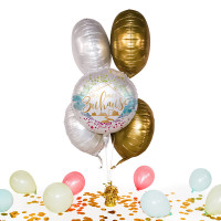 Vorschau: Heliumballon in der Box Willkommen Zuhause