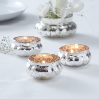 Preview: Silver tealight holder Toulouse